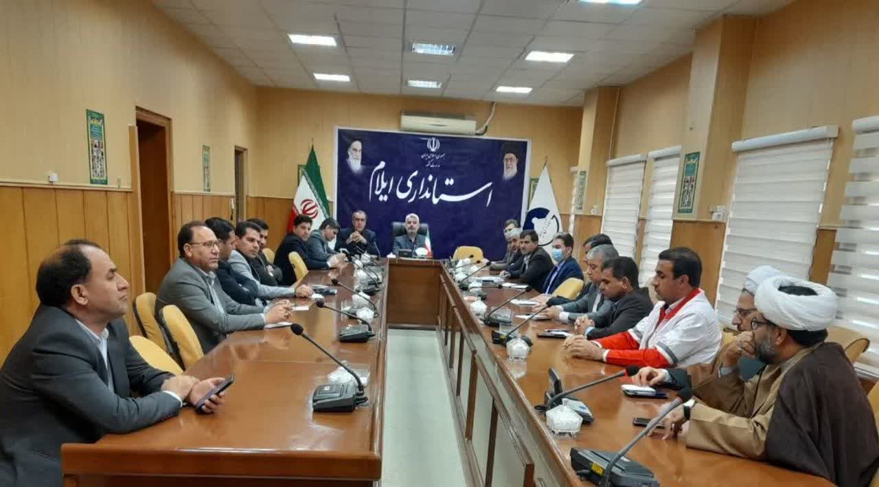 جلسه هماهنگی برنامه ریزی برای همایش تجلیل از موسسات خیریه وگروههای جهادی در ایلام