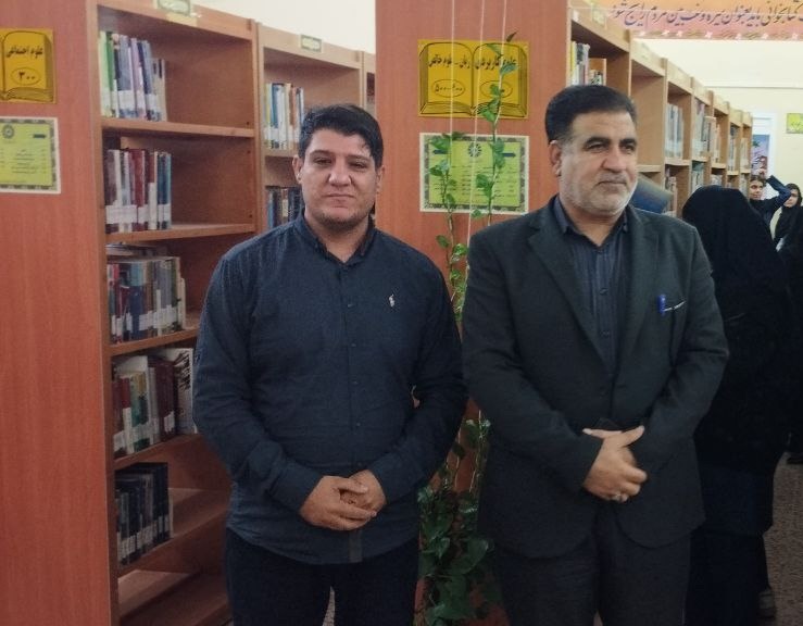بازدید معاون سیاسی فرماندار  دهلران از  کتابخانه های سطح شهر