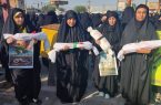 خروش انقلابی مردم مرزدار دهلران علیه رژیم صهیونیستی کودک‌کش