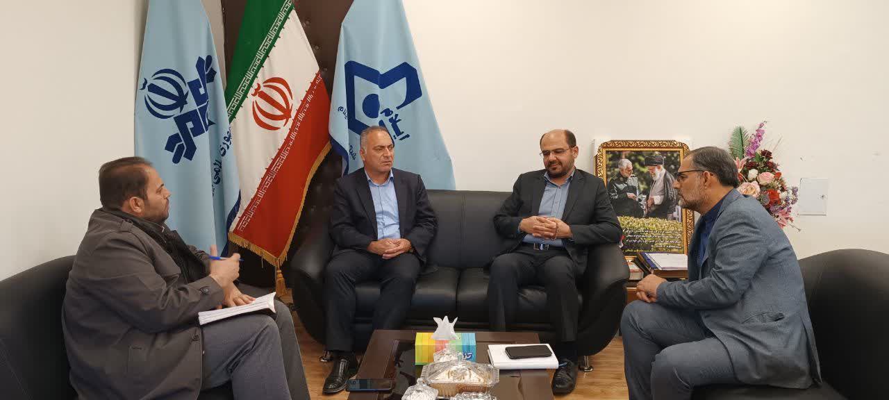 دیدار بخشدار زرین‌آباد با مدیر کل صدا و سیمای مرکز ایلام
