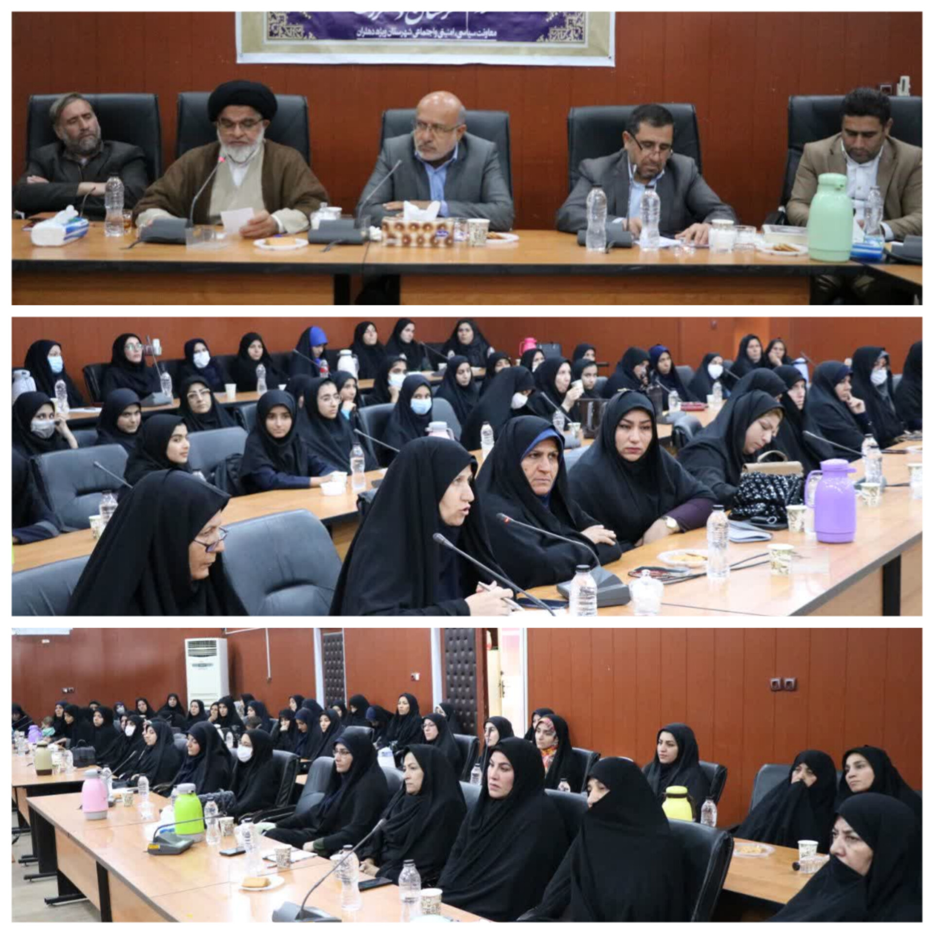 نشست مسئولین  با بانوان  دهلرانی