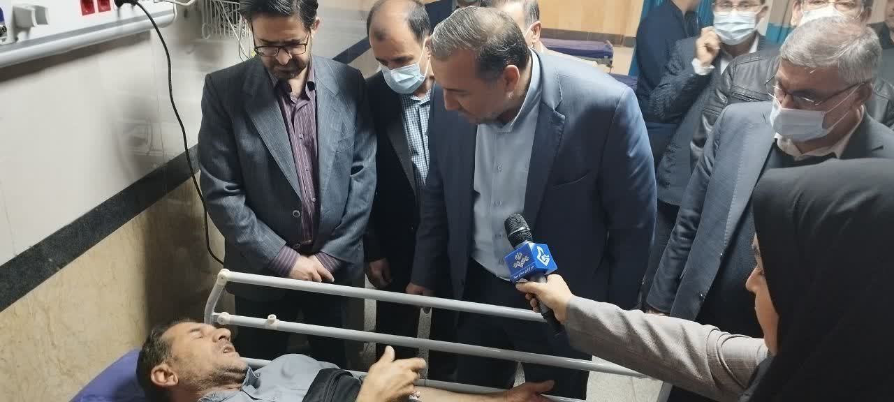 بازدید سرزده استاندار از بیمارستان امام خمینی‌(ره) شهر ایلام 