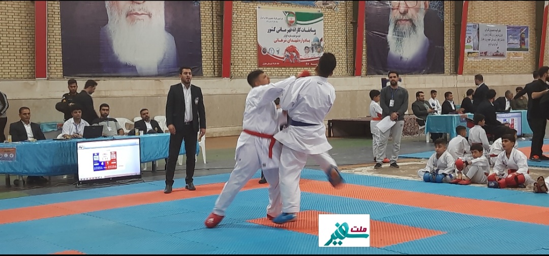 دهلران بر سکوی  نخست مسابقات کاراته قهرمانی  غرب و جنوب غرب  کشور  ایستاد