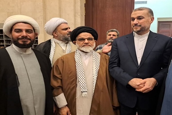 دیدار امید بخش امام جمعه دهلران با وزیر امور خارجه