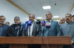 نشست خبری مشترک استاندار ایلام و استاندار واسط عراق برگزار شد