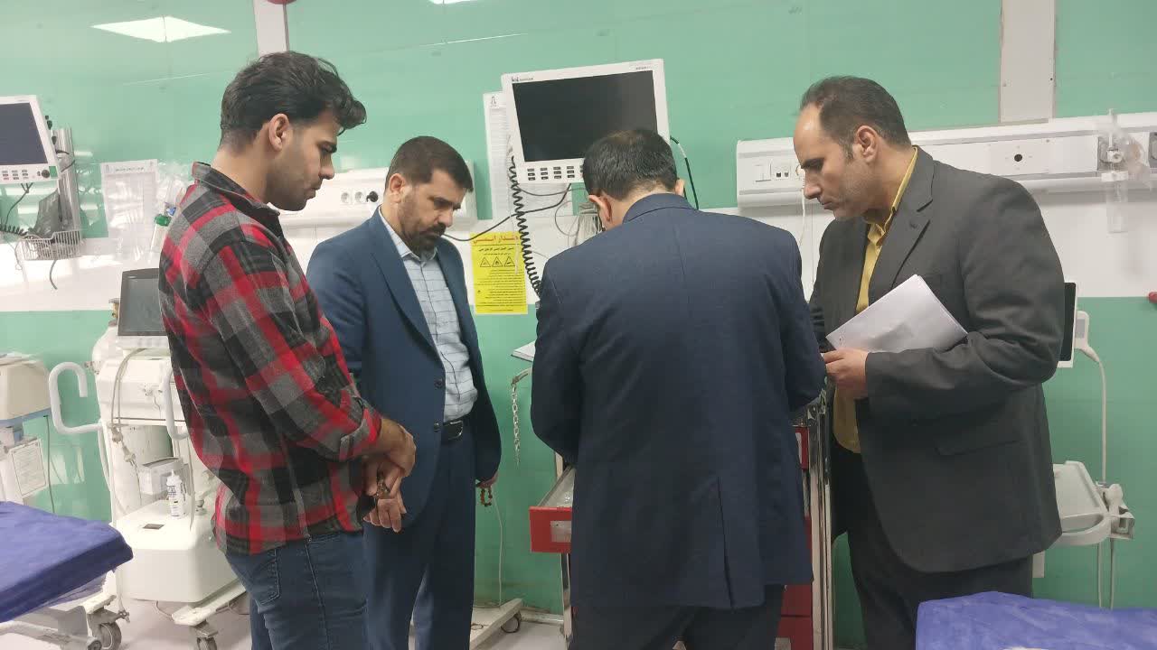 بازدید سرزده بازرس کل قضایی استان ایلام  از دو بیمارستان مهم شهر ایلام