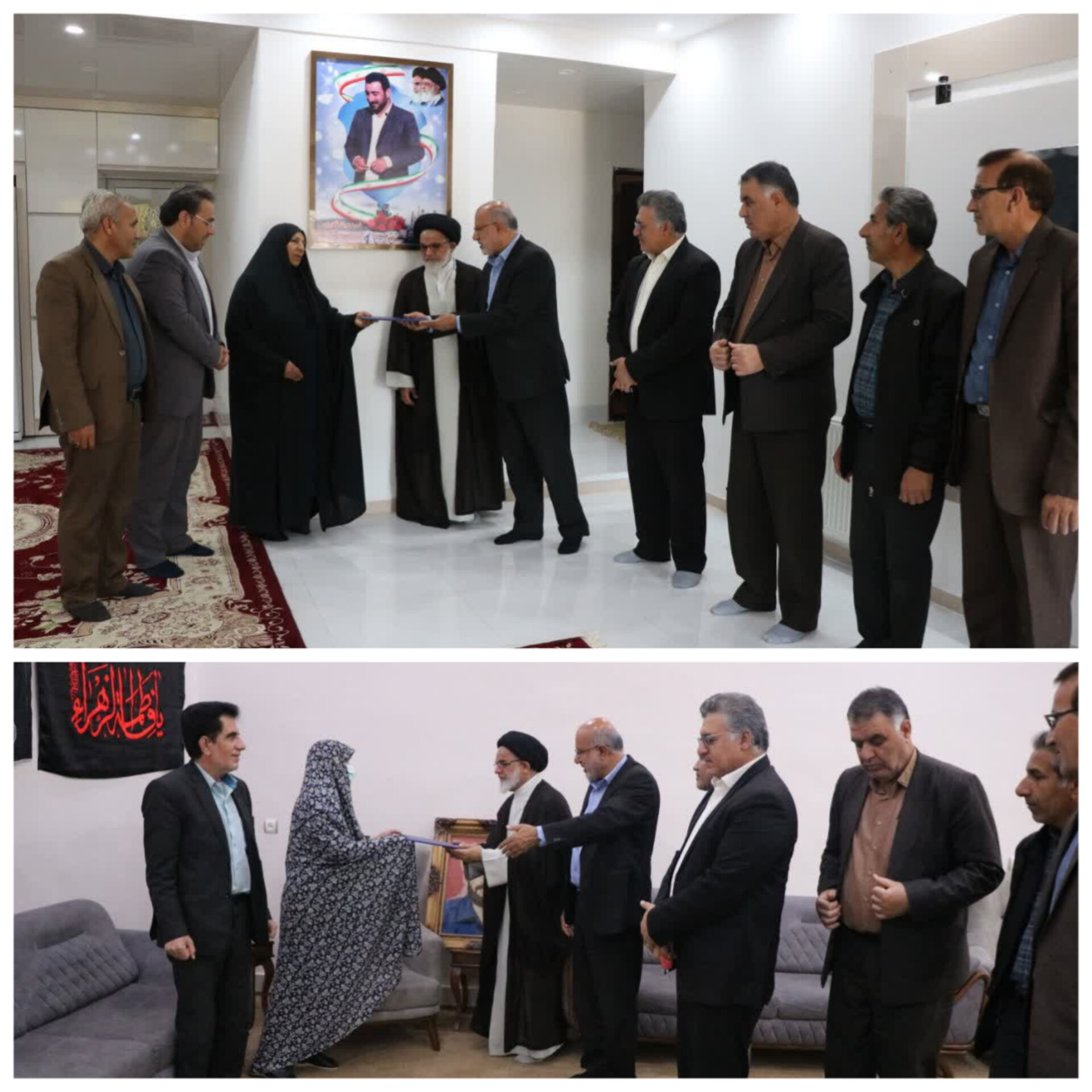 تجلیل از خانواده های شهید  سنگر سازان بی سنگر در دهلران
