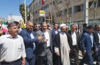 ندای مرگ بر آمریکا و مرگ بر اسرائیل، بر سلاح و موشک استکبار پیروز می شود