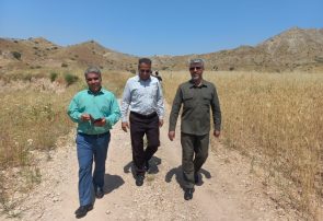 بازدید فرماندار آبدانان از منطقه عشایری ” بان گنبد ” سرابباغ
