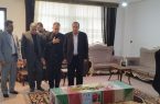 حضور استاندار ایلام در منزل شهید تازه‌تفحص‌شده دوران دفاع مقدس