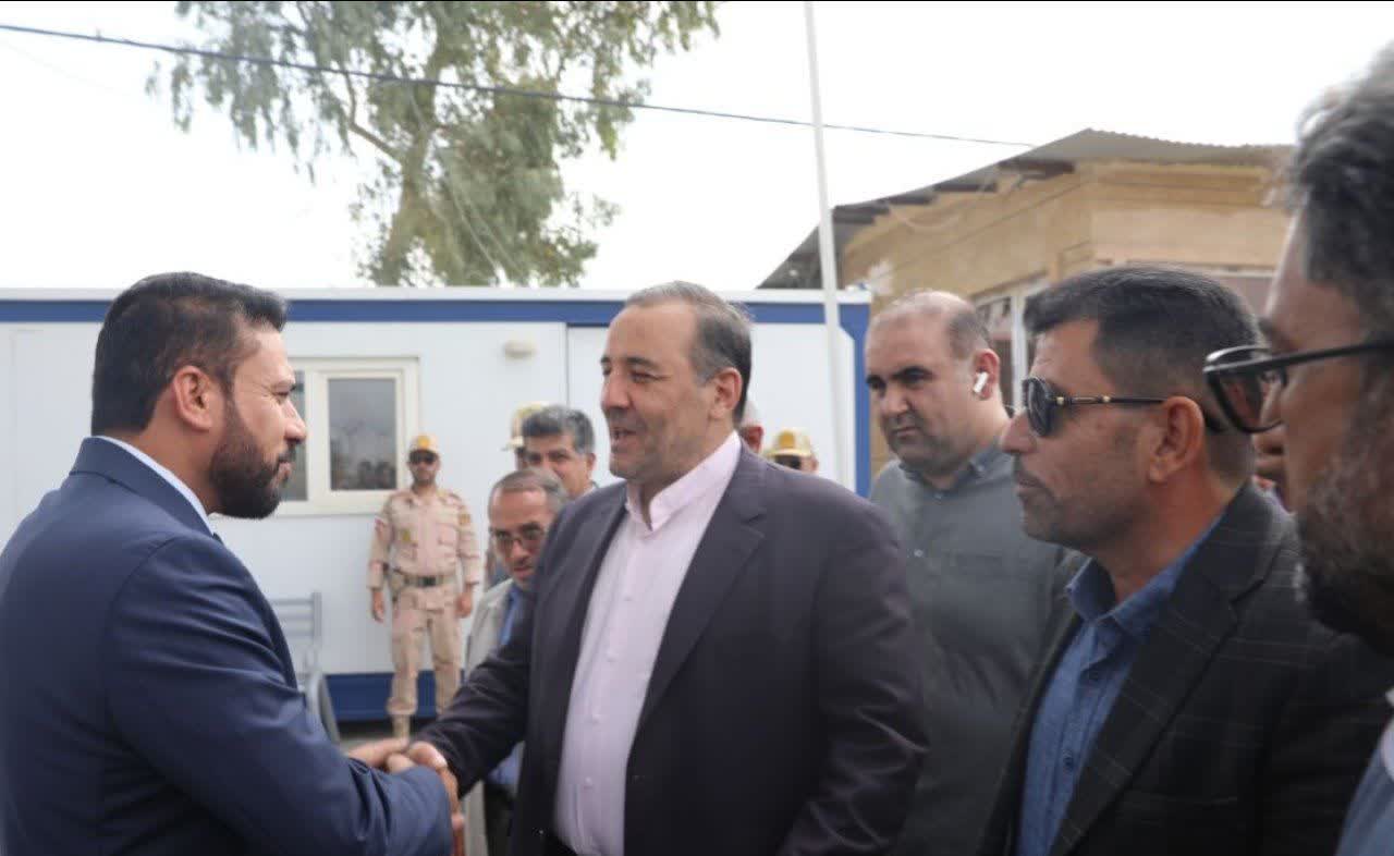 استاندار میسان عراق با استقبال استاندار ایلام وارد مرز مهران شد