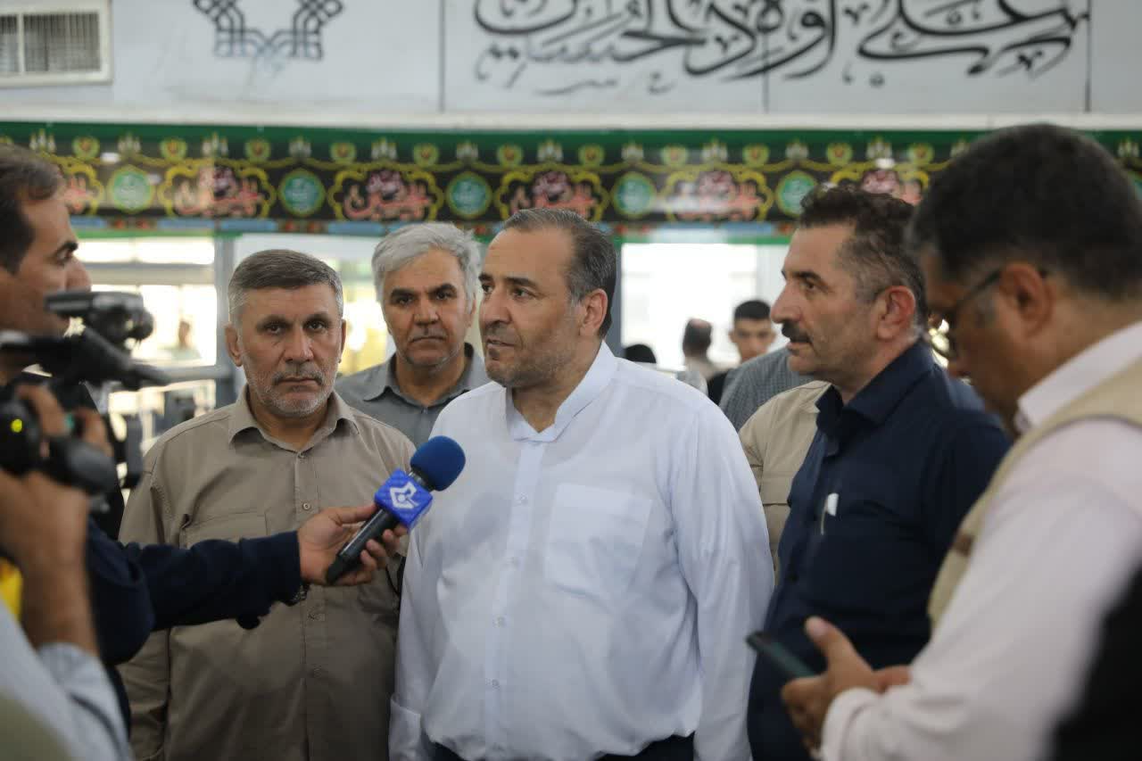 بازدید میدانی استاندار ایلام از پایانه مرزی شهید سلیمانی مهران
