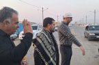 حضور ونظارت  شخص معاون عمرانی استاندار در پارکینگ اربعین در هوای بالای. ۵۰ درجه مهران