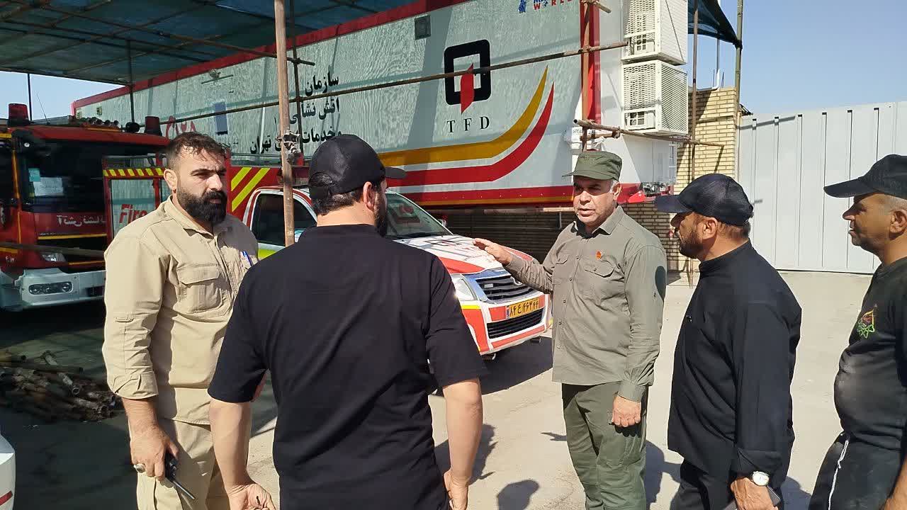 آماده سازی پایانه شهید رئیسی  جهت موج بازگشت زائرین اربعین حسینی در مهران