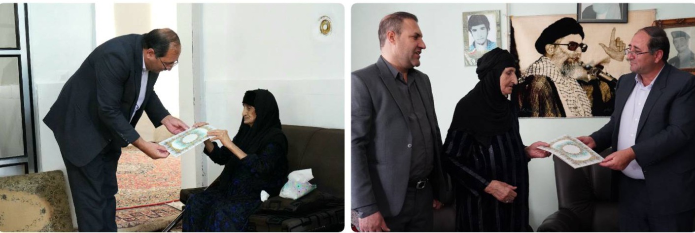 دیدار  مدیرکل تعاون، کار و رفاه اجتماعی استان با خانواده شهدا در ایلام
