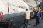 فرماندار در میانه ی  میدان خدمت  / قدم  به قدم تا بازگشایی تونل کبیرکوه