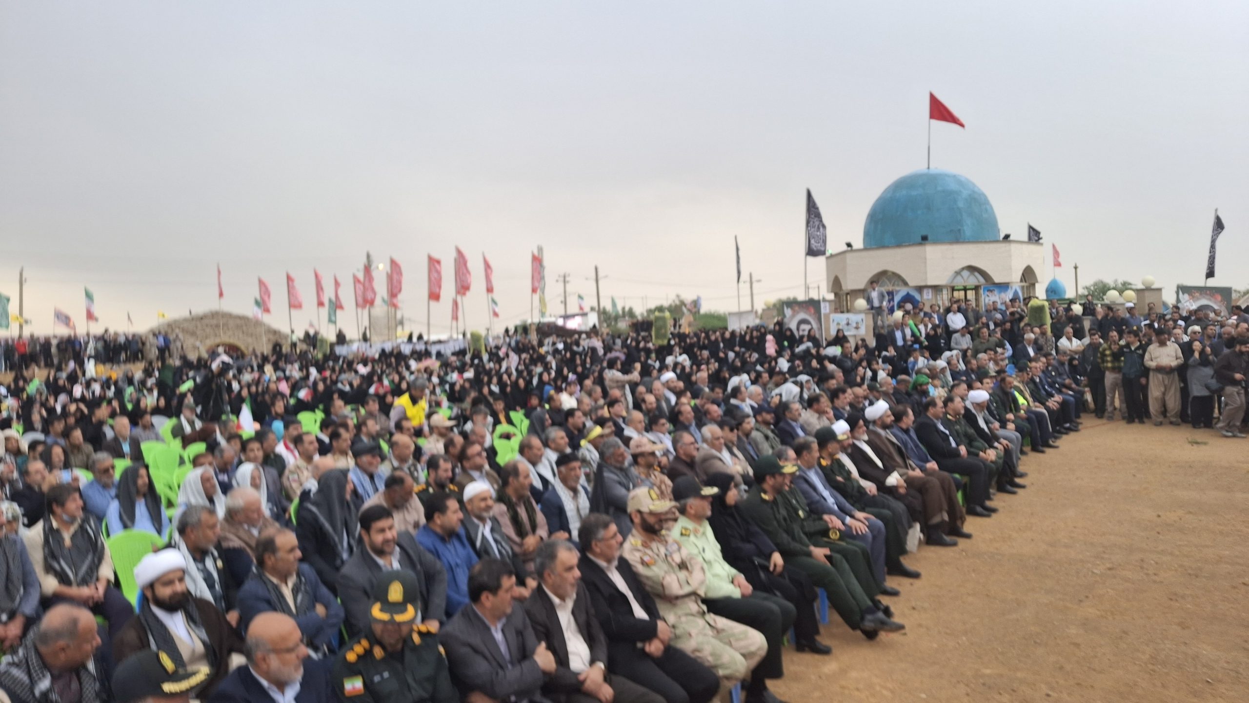 مراسم بزرگداشت عملیات محرم سالروز آزادسازی شهرهای دهلران و موسیان  به روایت تصویر