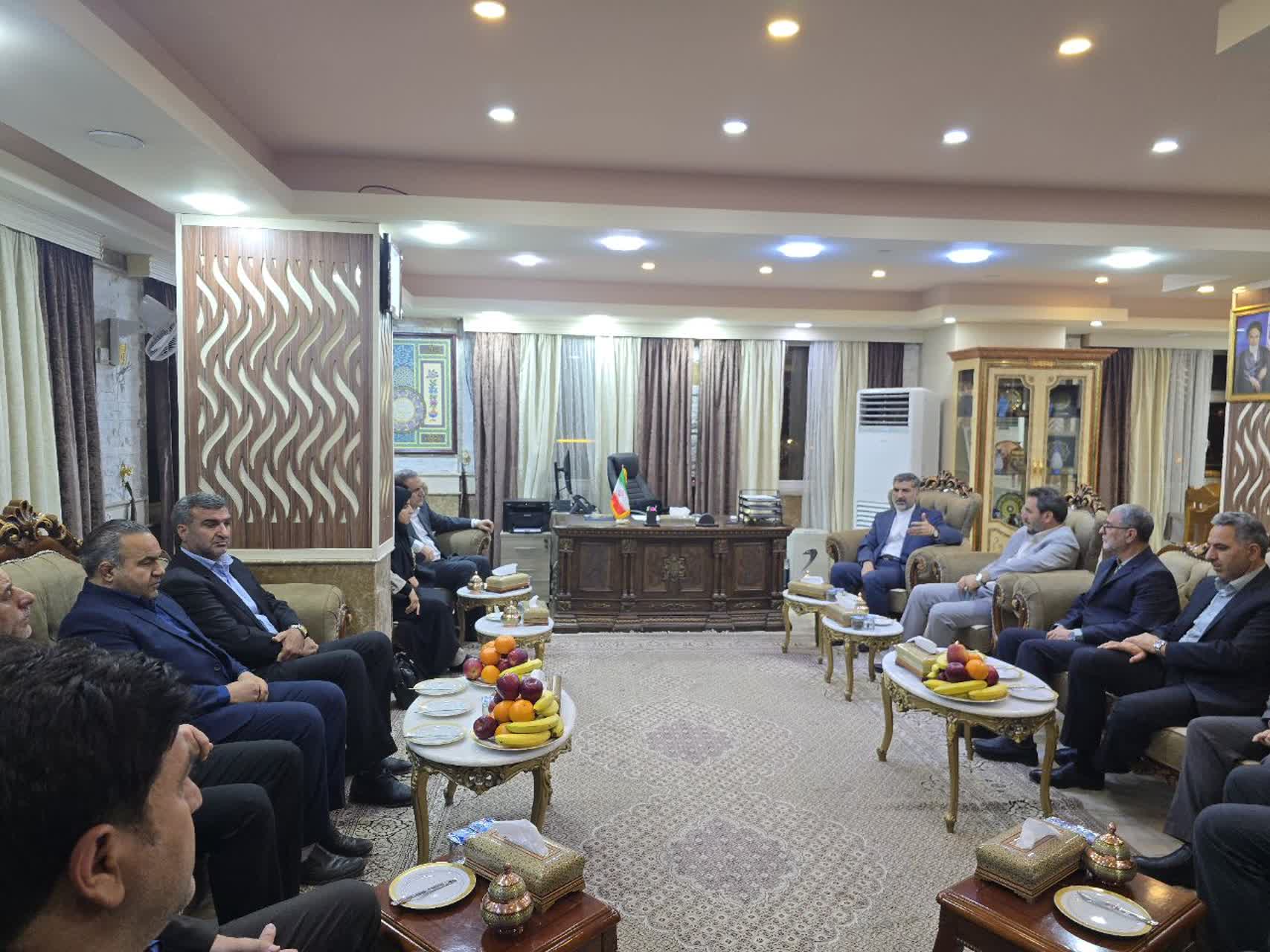 دیدار استاندار ایلام با سرکنسول ایران در نجف