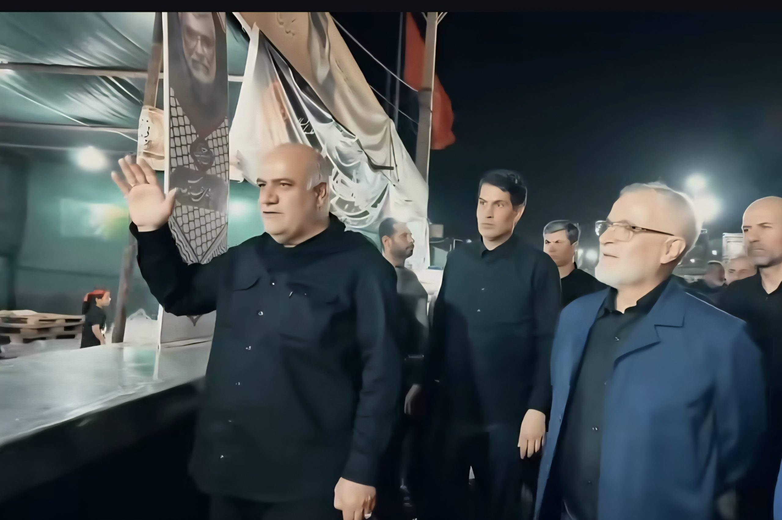 دکترحیاتی  فرمانده سربلند میدان اربعین  در پایانه های مرزی چزابه و شلمچه